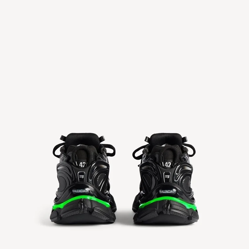 Zapatillas de running LED para hombre en negro Zapatillas de running LED para hombre en negro