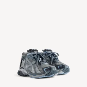 Zapatillas de running para hombre en gris/azul marino/azul claro