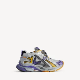 Zapatillas de running para hombre en morado/naranja/gris