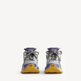 Zapatillas de running para hombre en morado/naranja/gris