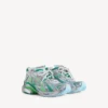 Zapatillas de running para hombre en gris/verde/azul