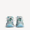 Zapatillas de running para hombre en gris/verde/azul