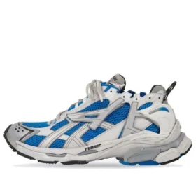 Zapatillas de running «White Blue Mesh and Nylon» 677403W3RB34912