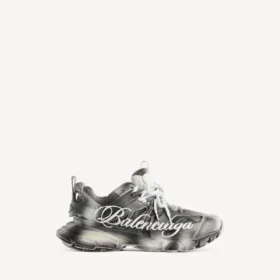 Zapatillas de Track de mujer con logotipo estampado en negro/blanco