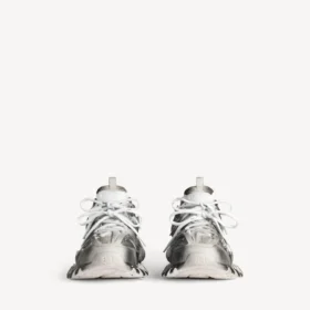 Zapatillas de Track de mujer con logotipo estampado en negro/blanco