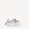 Zapatillas de trail con cordones para hombre en blanco/rojo/gris/negro Zapatillas de trail con cordones para hombre en blanco/rojo/gris/negro