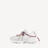 Zapatillas de trail con cordones para hombre en blanco/rojo/gris/negro Zapatillas de trail con cordones para hombre en blanco/rojo/gris/negro