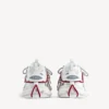 Zapatillas de trail con cordones para hombre en blanco/rojo/gris/negro Zapatillas de trail con cordones para hombre en blanco/rojo/gris/negro