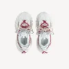 Zapatillas de trail con cordones para hombre en blanco/rojo/gris/negro Zapatillas de trail con cordones para hombre en blanco/rojo/gris/negro