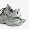 Zapatillas de trail para hombre con cordones en gris/amarillo/blanco/azul marino Zapatillas de trail para hombre con cordones en gris/amarillo/blanco/azul marino