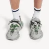 Zapatillas de trail para hombre con cordones en gris/amarillo/blanco/azul marino Zapatillas de trail para hombre con cordones en gris/amarillo/blanco/azul marino