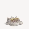 Zapatillas de trail para mujer con cordones en gris topo/amarillo/morado/marrón/negro Zapatillas de trail para mujer con cordones en gris topo/amarillo/morado/marrón/negro
