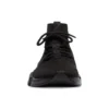 Zapatillas deportivas con cordones rápidos «Tejido reciclado negro y suela negra» 587289W2DB11013