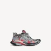 Zapatillas deportivas de hombre con degradado en gris/rojo/negro Zapatillas deportivas de hombre con degradado en gris/rojo/negro