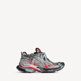 Zapatillas deportivas de hombre con degradado en gris/rojo/negro