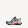 Zapatillas deportivas de hombre con degradado en gris/rojo/negro Zapatillas deportivas de hombre con degradado en gris/rojo/negro