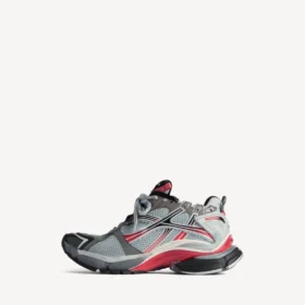 Zapatillas deportivas de hombre con degradado en gris/rojo/negro