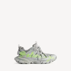 Zapatillas deportivas de hombre «Track Signature» en gris/amarillo neón