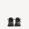 Zapatillas deportivas de malla degradada para hombre en negro/azul/gris Zapatillas deportivas de malla degradada para hombre en negro/azul/gris