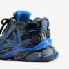 Zapatillas deportivas de malla degradada para hombre en negro/azul/gris Zapatillas deportivas de malla degradada para hombre en negro/azul/gris