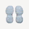 Zapatillas deportivas de mujer 3XL con cordones «Extreme» y logotipo en blanco/blanco roto/azul claro Zapatillas deportivas de mujer 3XL con cordones «Extreme» y logotipo en blanco/blanco roto/azul claro