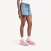 Zapatillas deportivas de mujer con logotipo estampado en rosa/blanco Zapatillas deportivas de mujer con logotipo estampado en rosa/blanco