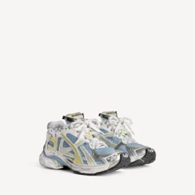 Zapatillas deportivas de mujer en azul/amarillo/blanco
