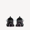Zapatillas deportivas de trail para mujer con cordones en negro/rosa/azul/beige