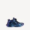 Zapatillas deportivas iridiscentes para hombre en azul Zapatillas deportivas iridiscentes para hombre en azul