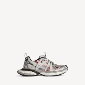 Zapatillas deportivas para hombre 3XL Extreme Laces B en gris/plata/rojo/negro
