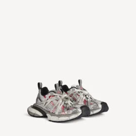 Zapatillas deportivas para hombre 3XL Extreme Laces B en gris/plata/rojo/negro