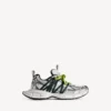 Zapatillas entrelazadas para hombre talla 3XL en gris/amarillo neón Zapatillas entrelazadas para hombre talla 3XL en gris/amarillo neón