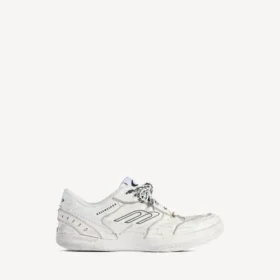 Zapatillas «Hamptons» de mujer, estilo desgastado medio, en color blanco