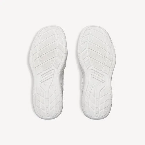Zapatillas «Hamptons» de mujer, estilo desgastado medio, en color blanco Zapatillas «Hamptons» de mujer, estilo desgastado medio, en color blanco