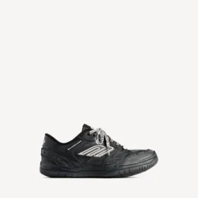 Zapatillas «Hamptons» desgastadas para mujer en negro