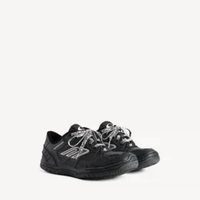 Zapatillas «Hamptons» desgastadas para mujer en negro