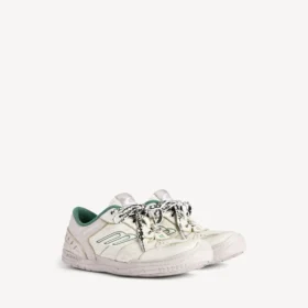 Zapatillas «Hamptons» para hombre, de estilo desgastado medio, en beige/verde