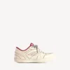 Zapatillas «Hamptons» para mujer, de estilo desgastado medio, en color blanco roto/rojo Zapatillas «Hamptons» para mujer, de estilo desgastado medio, en color blanco roto/rojo