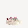 Zapatillas «Hamptons» para mujer, de estilo desgastado medio, en color blanco roto/rojo Zapatillas «Hamptons» para mujer, de estilo desgastado medio, en color blanco roto/rojo