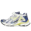 Zapatillas Runner «Blanco, azul y amarillo, malla y nailon» 677403W3RB59174