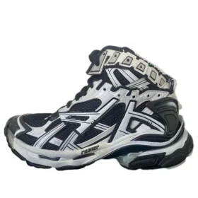 Zapatillas Runner de caña alta «Bicolor Negro y Blanco» 695764W3RH29010