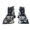 Zapatillas Runner de caña alta «Bicolor Negro y Blanco» 695764W3RH29010