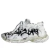 Zapatillas Runner Graffiti «Malla y nailon en blanco y negro» 677403W3RBQ9010
