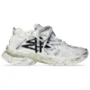 Zapatillas Runner Graffiti «Malla y nailon en blanco y negro» 677403W3RBQ9010