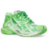 Zapatillas Runner «Malla y nailon blanco y verde fluorescente» 677403W3RBM3590
