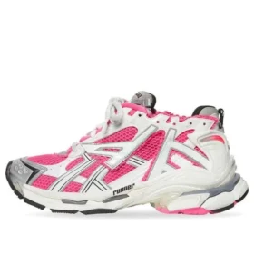 Zapatillas Runner «Malla y nailon en blanco, rosa y gris» 677402W3RBN9155