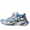 Zapatillas Runner «Nylon azul y gris y tejido similar al ante» 772774-W3RNY4912