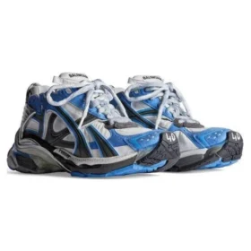 Zapatillas Runner «Nylon azul y gris y tejido similar al ante» 772774-W3RNY4912