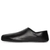 Zapatillas sin cordones de piel de becerro suave con puntera cuadrada «Negro» 702072WBDH11000