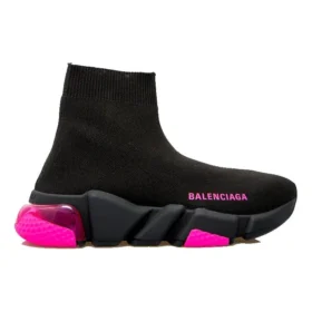 Zapatillas Speed 1.0 «Suela transparente, negro y rosa fluorescente» 607543W2DBW1051